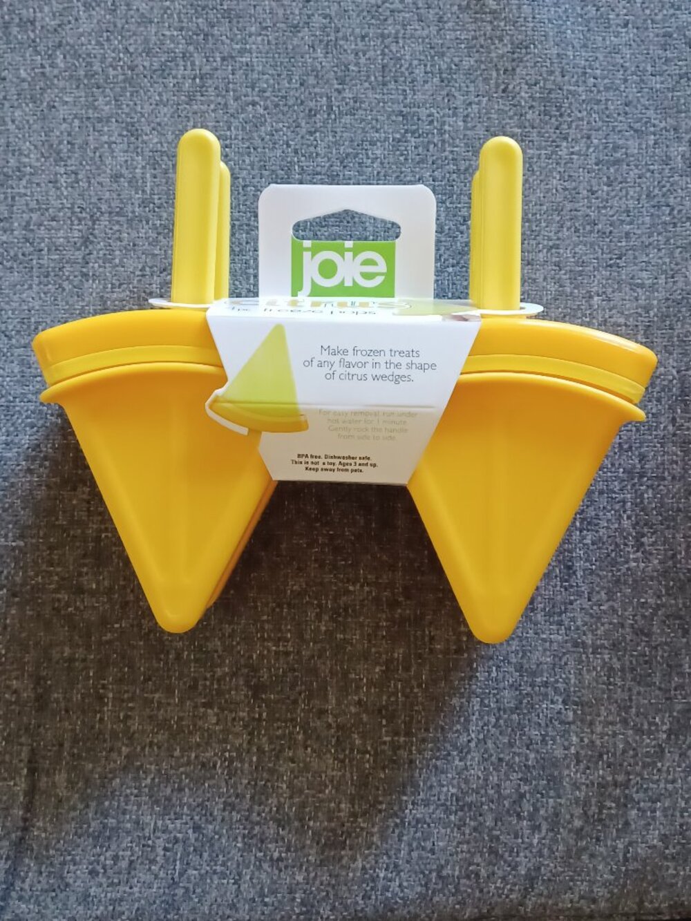 Joie Freeze Pop Maker Citrus Design NEW Make Frozen Treats At Home Set of 4